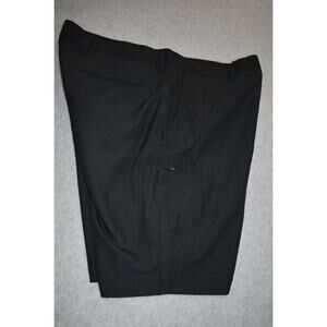 Callaway Golf Zip Cargo Shorts Mens Size 38 Wicking Performance Black 10" Inseam
